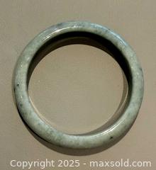 MaxSold Auction: Natural Asian D Shaped JADE Bangle with Certification  - Toronto (Ontario, Canada) PARTNER MANAGED Reseller Online Auction -  Queen Street West