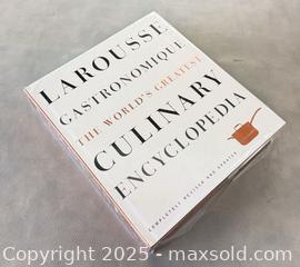 MaxSold Auction: NEW Sealed Book / Larousse Gastronomique: The World's Greatest Culinary Encyclopedia  - Toronto (Ontario, Canada) PARTNER MANAGED Reseller Online Auction -  Queen Street West