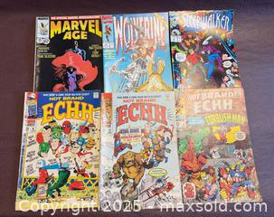 MaxSold Auction: Several Vintage Collectible Marvel Comics (ECHH, Hulk & More) - Toronto (Ontario, Canada) PARTNER MANAGED Reseller Online Auction -  Queen Street West