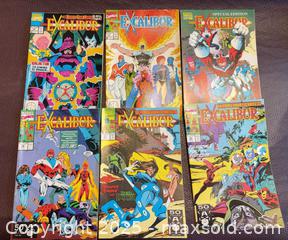 MaxSold Auction: Several Vintage Collectible Marvel Comics (Excalibur) - Toronto (Ontario, Canada) PARTNER MANAGED Reseller Online Auction -  Queen Street West
