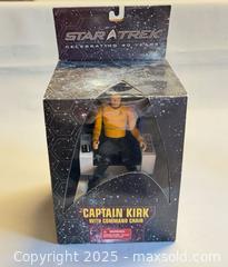 MaxSold Auction: Star Trek Captain Kirk Action Figure in Original Box - Toronto (Ontario, Canada) PARTNER MANAGED Reseller Online Auction -  Queen Street West