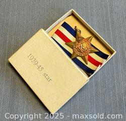 MaxSold Auction: Vintage Collectible World War II British Canadian 1939-45 Star Medal - Toronto (Ontario, Canada) PARTNER MANAGED Reseller Online Auction -  Queen Street West
