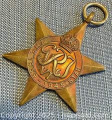 MaxSold Auction: Vintage Collectible World War II British Canadian 1939-45 Star Medal - Toronto (Ontario, Canada) PARTNER MANAGED Reseller Online Auction -  Queen Street West