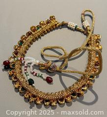 MaxSold Auction: Vintage Gold Tone Indian / Pakistani Adjustable Necklace & Silver Tone Bracelet  - Toronto (Ontario, Canada) PARTNER MANAGED Reseller Online Auction -  Queen Street West
