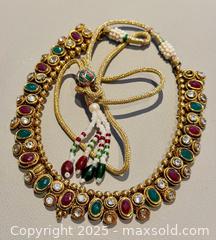 MaxSold Auction: Vintage Gold Tone Indian / Pakistani Adjustable Necklace & Silver Tone Bracelet  - Toronto (Ontario, Canada) PARTNER MANAGED Reseller Online Auction -  Queen Street West