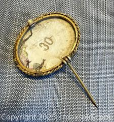 MaxSold Auction: Vintage Hand Painted Porcelain Brooch  - Toronto (Ontario, Canada) PARTNER MANAGED Reseller Online Auction -  Queen Street West