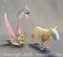 MaxSold Auction: Vintage Murano Art Glass Swan Figurine & Art Glass Terrier Dog  - Toronto (Ontario, Canada) PARTNER MANAGED Reseller Online Auction -  Queen Street West