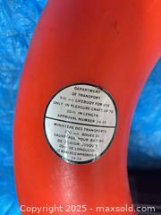 MaxSold Auction: Large orange buoy - Brampton (Ontario, Canada) SELLER MANAGED Downsizing Online Auction SUPER SHORT NOTICE- Harold Street