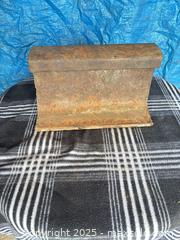 MaxSold Auction: One foot of Railroad track cut used for Anvil, heavy - Brampton (Ontario, Canada) SELLER MANAGED Downsizing Online Auction SUPER SHORT NOTICE- Harold Street