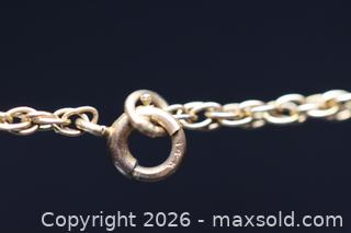 MaxSold Auction: 14KT Gold Chain with Pearl - Phoenixville (Pennsylvania, USA) SELLER MANAGED Charity/Fundraising Online Auction - Church Street