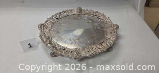MaxSold Auction: 19th Century British or French Renaissance Bacchanal Scene Silver-Plated Tray - Phoenixville (Pennsylvania, USA) SELLER MANAGED Charity/Fundraising Online Auction - Church Street