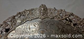 MaxSold Auction: 19th Century British or French Renaissance Bacchanal Scene Silver-Plated Tray - Phoenixville (Pennsylvania, USA) SELLER MANAGED Charity/Fundraising Online Auction - Church Street