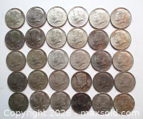 MaxSold Auction: 30 United States President John F. Kennedy Half Dollars (Face Value is $0.50 Each) - Phoenixville (Pennsylvania, USA) SELLER MANAGED Charity/Fundraising Online Auction - Church Street