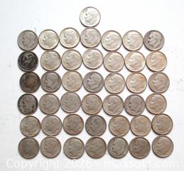 MaxSold Auction: 43 United States Roosevelt Silver Dimes - Phoenixville (Pennsylvania, USA) SELLER MANAGED Charity/Fundraising Online Auction - Church Street