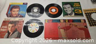 MaxSold Auction: Box of Approximately 34, 45-Speed Vinyl Records from the 1960s - Phoenixville (Pennsylvania, USA) SELLER MANAGED Charity/Fundraising Online Auction - Church Street