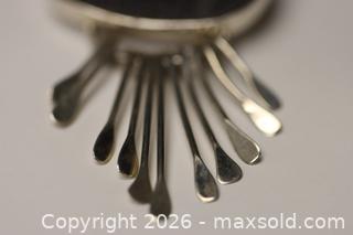 MaxSold Auction: Dark Trilobite Design with Sterling Silver (.925 Silver) Brooch/Pin - Phoenixville (Pennsylvania, USA) SELLER MANAGED Charity/Fundraising Online Auction - Church Street