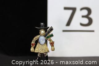 MaxSold Auction: Dujay Cowgirl Pin/Brooch - Phoenixville (Pennsylvania, USA) SELLER MANAGED Charity/Fundraising Online Auction - Church Street