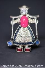 MaxSold Auction: Dujay Dutch Girl Pin/Brooch - Phoenixville (Pennsylvania, USA) SELLER MANAGED Charity/Fundraising Online Auction - Church Street