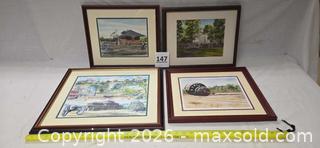 MaxSold Auction: Four Phoenixville PA Area Framed Prints - Phoenixville (Pennsylvania, USA) SELLER MANAGED Charity/Fundraising Online Auction - Church Street
