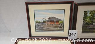 MaxSold Auction: Four Phoenixville PA Area Framed Prints - Phoenixville (Pennsylvania, USA) SELLER MANAGED Charity/Fundraising Online Auction - Church Street
