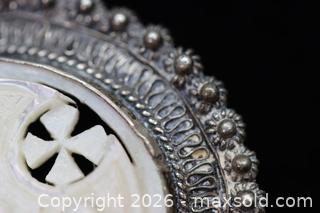 MaxSold Auction: Jerusalem Pin/Brooch .935 Silver - Phoenixville (Pennsylvania, USA) SELLER MANAGED Charity/Fundraising Online Auction - Church Street