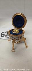 MaxSold Auction: Millennium 2000 Faberge Egg with Pin - No Box - Phoenixville (Pennsylvania, USA) SELLER MANAGED Charity/Fundraising Online Auction - Church Street