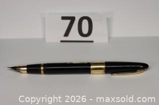 MaxSold Auction: Sheaffer Black and 14KT Gold Fountain Pen - Phoenixville (Pennsylvania, USA) SELLER MANAGED Charity/Fundraising Online Auction - Church Street