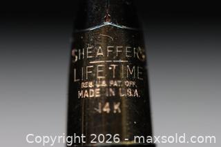MaxSold Auction: Sheaffer Black and 14KT Gold Fountain Pen - Phoenixville (Pennsylvania, USA) SELLER MANAGED Charity/Fundraising Online Auction - Church Street