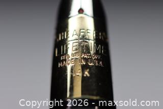 MaxSold Auction: Sheaffer Black and 14KT Gold Fountain Pen - Phoenixville (Pennsylvania, USA) SELLER MANAGED Charity/Fundraising Online Auction - Church Street