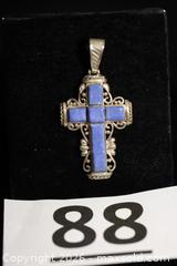 MaxSold Auction: Sterling Silver (.925 Silver) Cross Pendant - Phoenixville (Pennsylvania, USA) SELLER MANAGED Charity/Fundraising Online Auction - Church Street