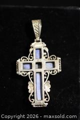 MaxSold Auction: Sterling Silver (.925 Silver) Cross Pendant - Phoenixville (Pennsylvania, USA) SELLER MANAGED Charity/Fundraising Online Auction - Church Street