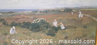 MaxSold Auction: Very Large Oil Painting of Children Playing in a Field - Phoenixville (Pennsylvania, USA) SELLER MANAGED Charity/Fundraising Online Auction - Church Street