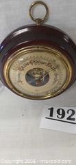 MaxSold Auction: Vintage Barigo barometer made in germany - Phoenixville (Pennsylvania, USA) SELLER MANAGED Charity/Fundraising Online Auction - Church Street