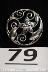 MaxSold Auction: Vintage Brooch with Flowers from Denmark - Phoenixville (Pennsylvania, USA) SELLER MANAGED Charity/Fundraising Online Auction - Church Street