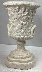 MaxSold Auction: Cement Grecian Style Planter or Vase - Campbell (California, USA) SHORT NOTICE PARTNER MANAGED Estate Sale Online Auction - Dell Ave.