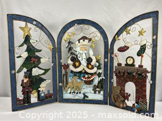 MaxSold Auction: Christmas Santa Fireplace Screen - Campbell (California, USA) SHORT NOTICE PARTNER MANAGED Estate Sale Online Auction - Dell Ave.