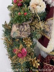 MaxSold Auction: Christmas Wreath with Santa Figure - Campbell (California, USA) SHORT NOTICE PARTNER MANAGED Estate Sale Online Auction - Dell Ave.