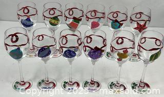 MaxSold Auction: Festive Hand Painted Holiday Goblets - Campbell (California, USA) SHORT NOTICE PARTNER MANAGED Estate Sale Online Auction - Dell Ave.