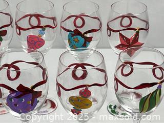 MaxSold Auction: Festive Hand Painted Holiday Goblets - Campbell (California, USA) SHORT NOTICE PARTNER MANAGED Estate Sale Online Auction - Dell Ave.