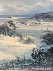 MaxSold Auction: Framed Print of Dunes and Sea Coast - Campbell (California, USA) SHORT NOTICE PARTNER MANAGED Estate Sale Online Auction - Dell Ave.