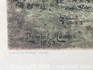 MaxSold Auction: Framed Print of Golfers “The Drive” - Campbell (California, USA) SHORT NOTICE PARTNER MANAGED Estate Sale Online Auction - Dell Ave.