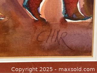 MaxSold Auction: Framed Print of Indigenous Women Carrying Pots - Campbell (California, USA) SHORT NOTICE PARTNER MANAGED Estate Sale Online Auction - Dell Ave.