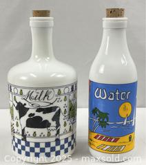 MaxSold Auction: Kitchen Decorator Bottles with Cork Stoppers - Campbell (California, USA) SHORT NOTICE PARTNER MANAGED Estate Sale Online Auction - Dell Ave.