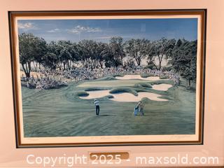 MaxSold Auction: Limited Edition Print “#7 Ranchi Murieta” Golf Course - Campbell (California, USA) SHORT NOTICE PARTNER MANAGED Estate Sale Online Auction - Dell Ave.
