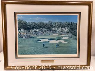 MaxSold Auction: Limited Edition Print “#7 Ranchi Murieta” Golf Course - Campbell (California, USA) SHORT NOTICE PARTNER MANAGED Estate Sale Online Auction - Dell Ave.