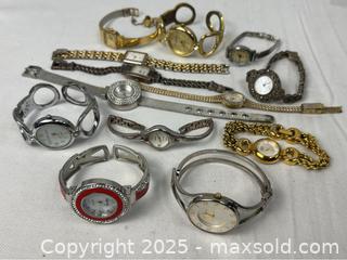 MaxSold Auction: Lot of Costume Jewelry Style Watches - Campbell (California, USA) SHORT NOTICE PARTNER MANAGED Estate Sale Online Auction - Dell Ave.