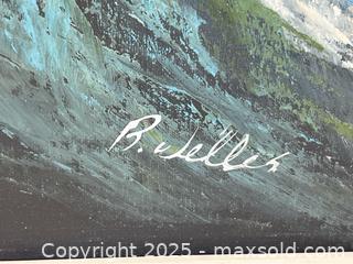 MaxSold Auction: Original Painting of Coastal Scene - Campbell (California, USA) SHORT NOTICE PARTNER MANAGED Estate Sale Online Auction - Dell Ave.