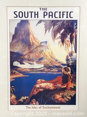 MaxSold Auction: Poster Print of Pan American Airlines China Clipper in the South Pacific - Campbell (California, USA) SHORT NOTICE PARTNER MANAGED Estate Sale Online Auction - Dell Ave.