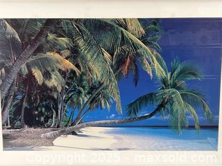 MaxSold Auction: Print of a Beach with Coconut Trees - Campbell (California, USA) SHORT NOTICE PARTNER MANAGED Estate Sale Online Auction - Dell Ave.