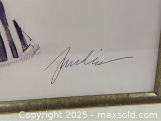 MaxSold Auction: Print of Flowers in a Bud Vase “Silent Beauties II” - Campbell (California, USA) SHORT NOTICE PARTNER MANAGED Estate Sale Online Auction - Dell Ave.